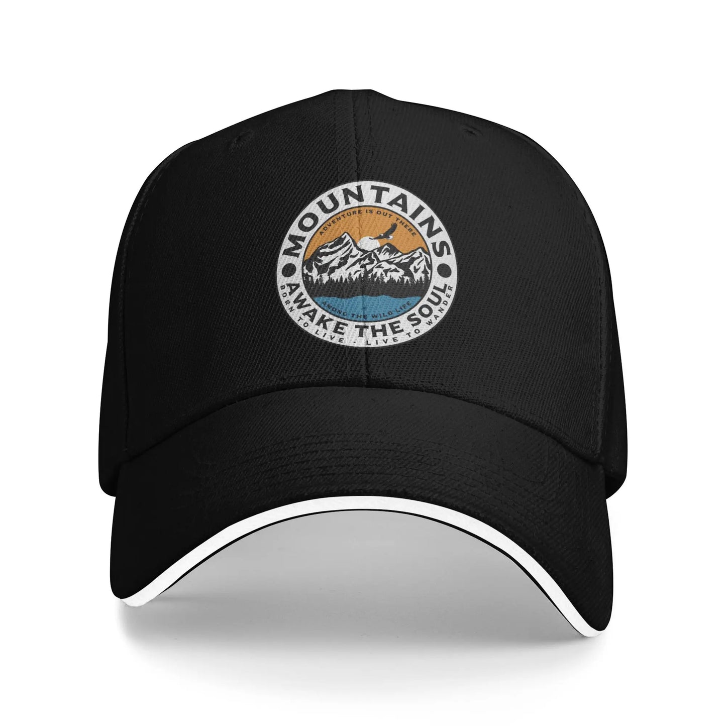Fashion Unisex Mountain Camping Adventure Camper Baseball Cap