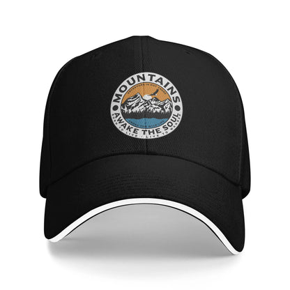 Fashion Unisex Mountain Camping Adventure Camper Baseball Cap
