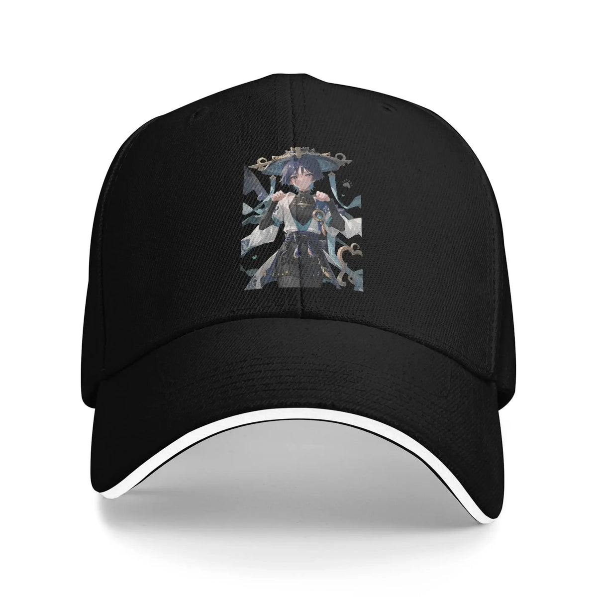 Genshin Impact Hu Tao Baseball Caps Casual Spirit Ghost Art