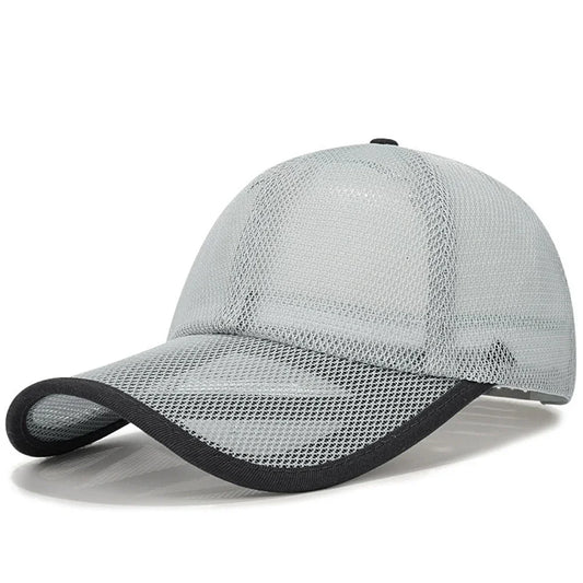 Sports Sunscreen Breathable Mesh Baseball Cap Openwork Brim Sunhat