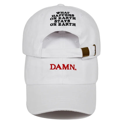 Unisex DAMN Letter Embroidery Baseball Caps