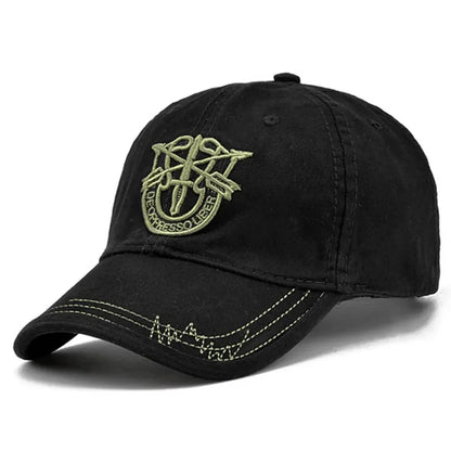 Unisex Shield Embroidery Baseball Caps