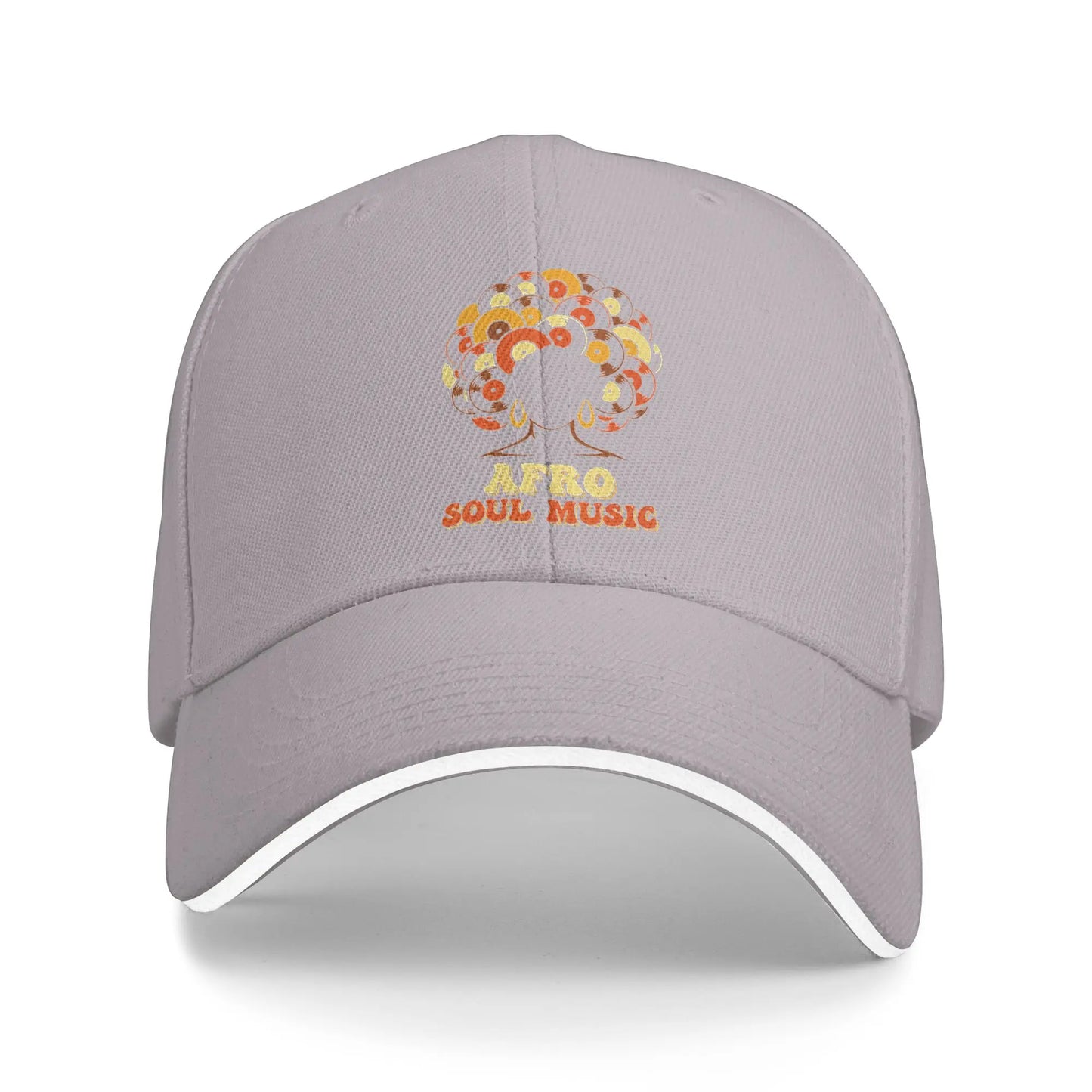 Afro Soul Music Vinyl Retro 70s 80s Funk Disco Dance Sun Baseball Cap