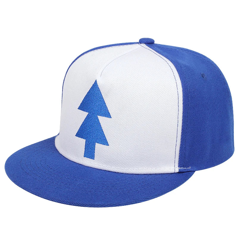 Blue Tree Snapback Hat Fashion Hip Baseball Cap Men Women