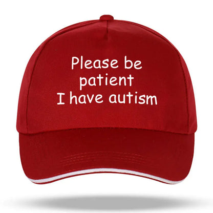 Please Be Patient I Have Autism Cap Baseball Cap