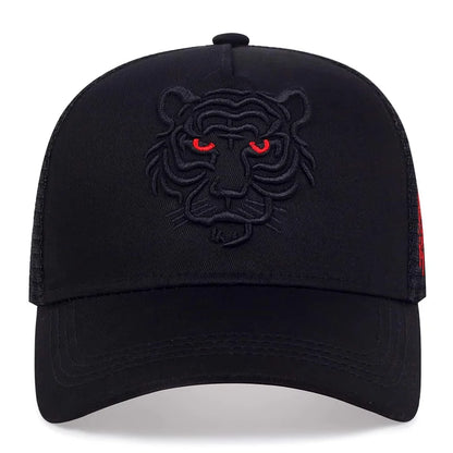 Tiger Embroidery Baseball Cap Men Women Hip Hop Hat