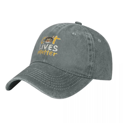 Cat Lives Matter Baseball Cap