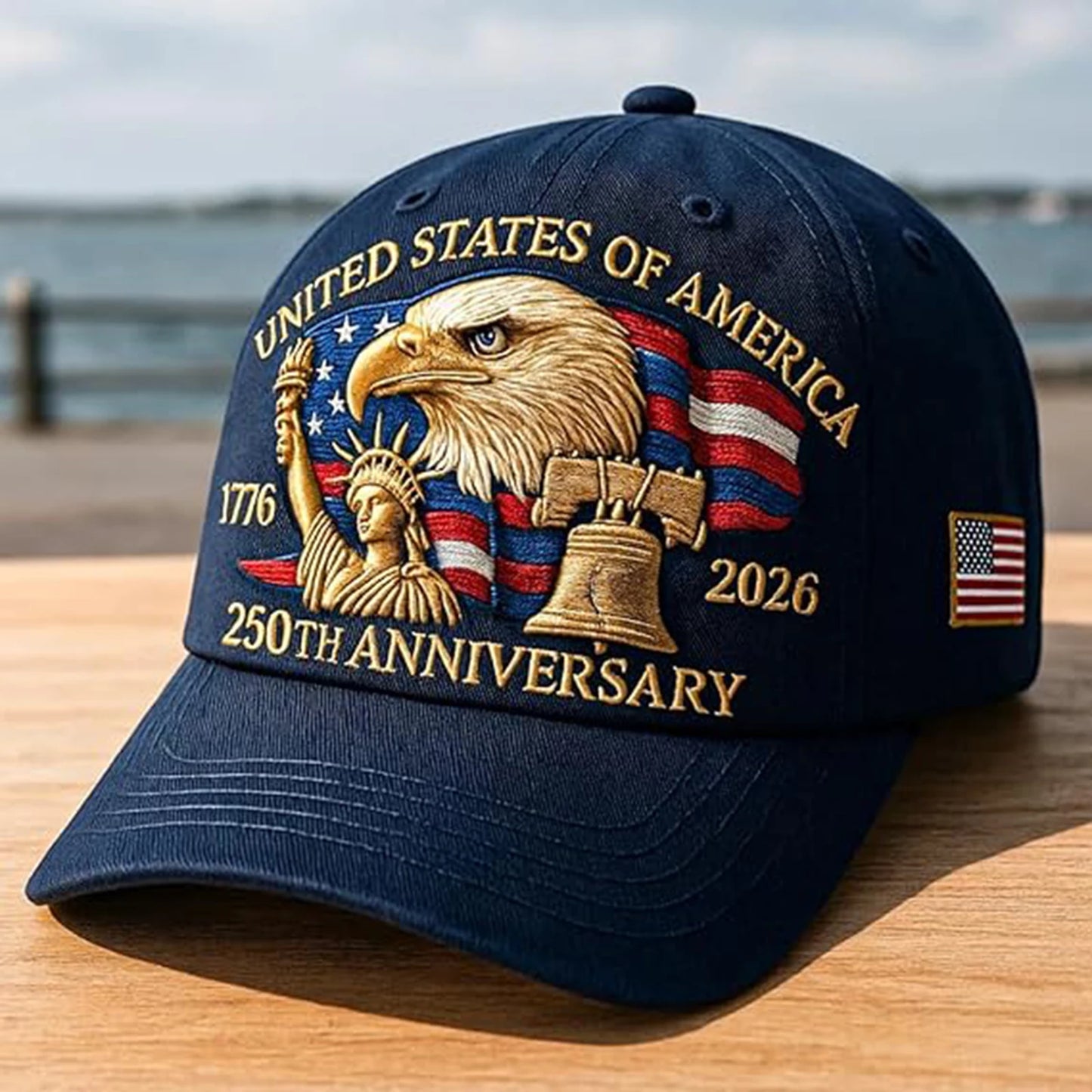 US 250th Anniversary Cap Adjustable Patriotic Baseball Cap US 250th Anniversary For Men Women