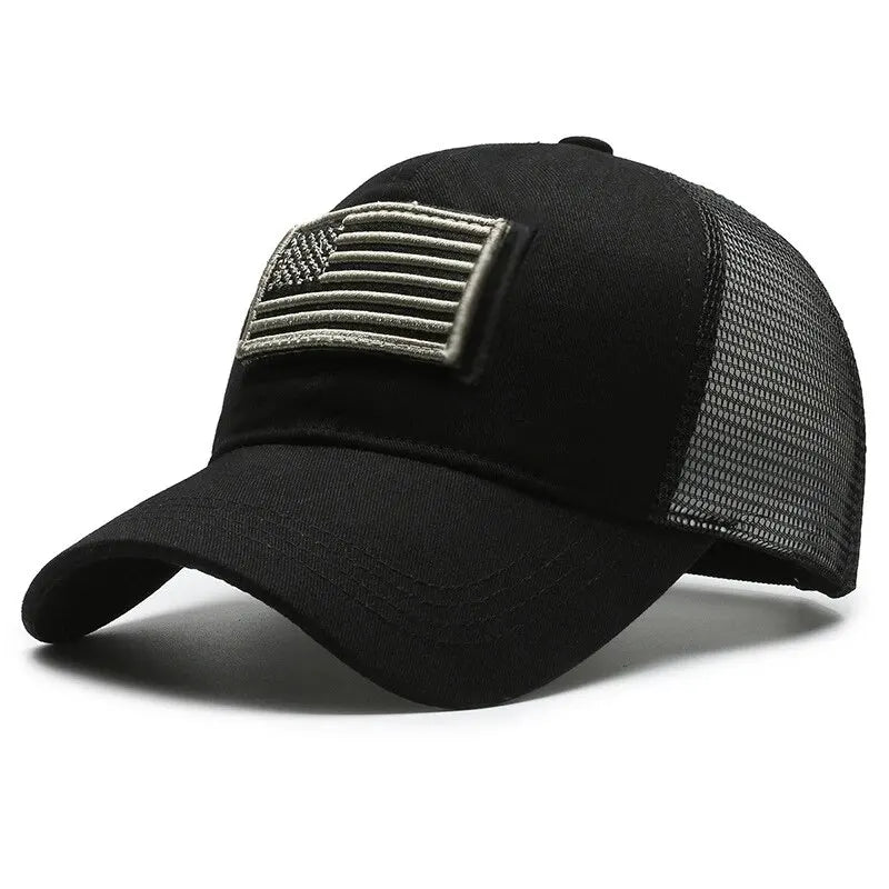 New Mesh Breathable Personality Sticker Embroidery Women's Baseball Cap
