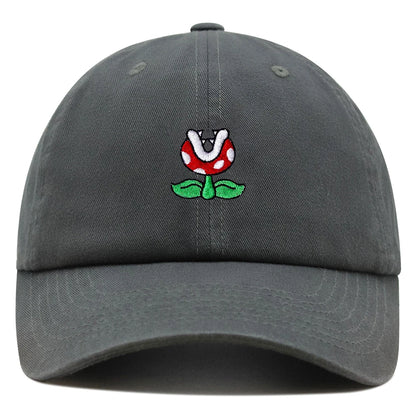 Piranha Plant Dad Hat Embroidered Cartoon Cute Mushroom Baseball Cap