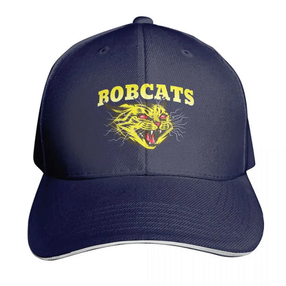 Bobcats Sports Team Badge Art Logo Cap Fashion Casual Baseball Caps