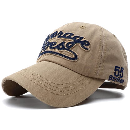 Letter Embroidered Cotton Baseball Cap