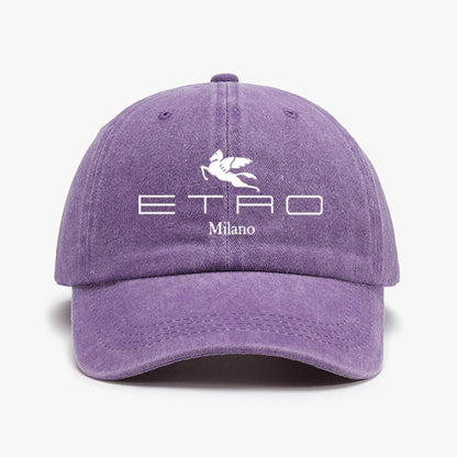 "E.T.R.O" Printed Baseball Cap