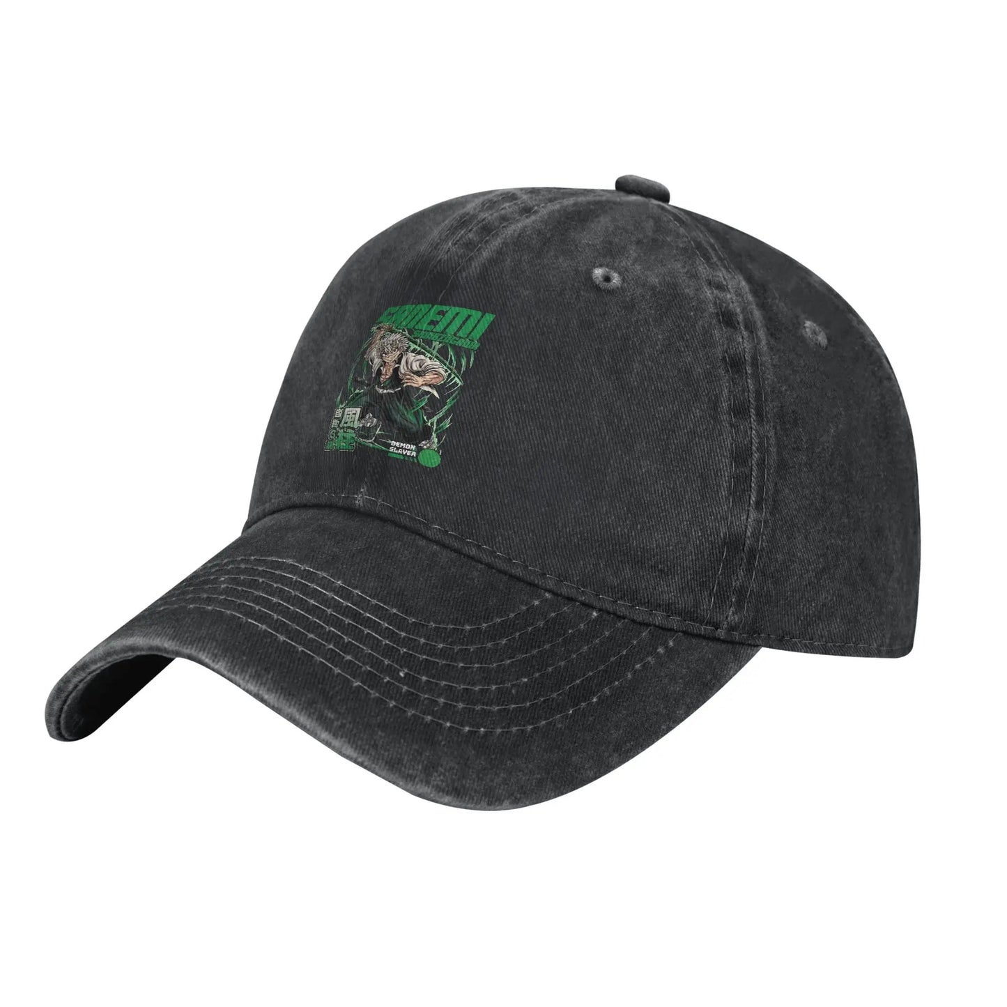 Pure Color Dad Hats Sanemi Shinazugawa Baseball Caps Demon Slayer