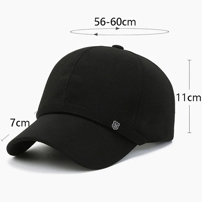 Spring Summer Luxury Brand Baseball Cap Kpop Gorras Hombre Black