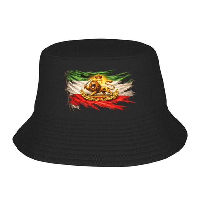 I Love Iran Lion And Sun Bucket Hat For Unisex