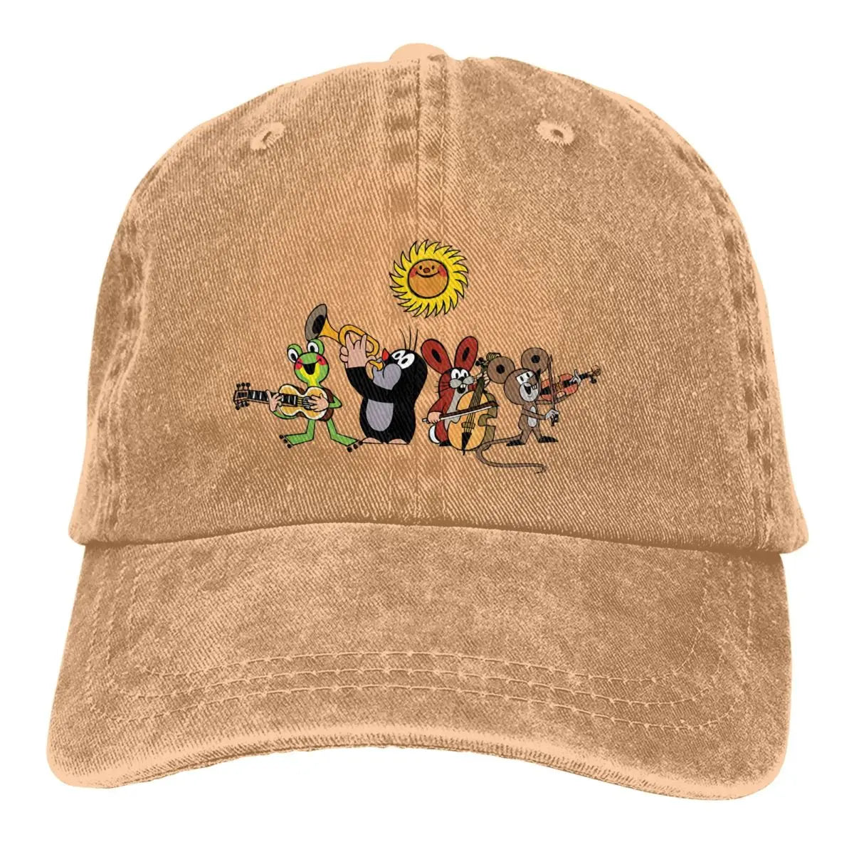 The Little Mole Multicolor Hat Peaked Baseball Hat