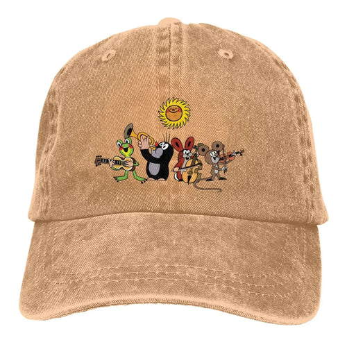 The Little Mole Multicolor Hat Peaked Baseball Hat