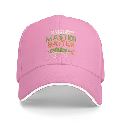 Personalized Fishing Master Baiter Baseball Cap