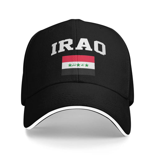Women Men Iraq Flag Iraqi Outdoor Hat  Sun Cap Casual Baseball Cap
