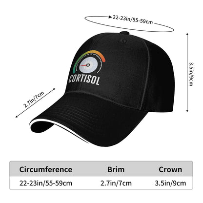 Low Cortisol Levels V Baseball Caps