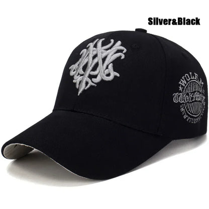 New Fashion Chrysanthemum Embroidery Cotton Baseball Cap