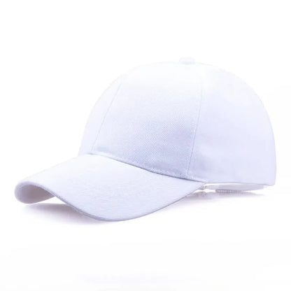 Unisex Solid Black Baseball Cap