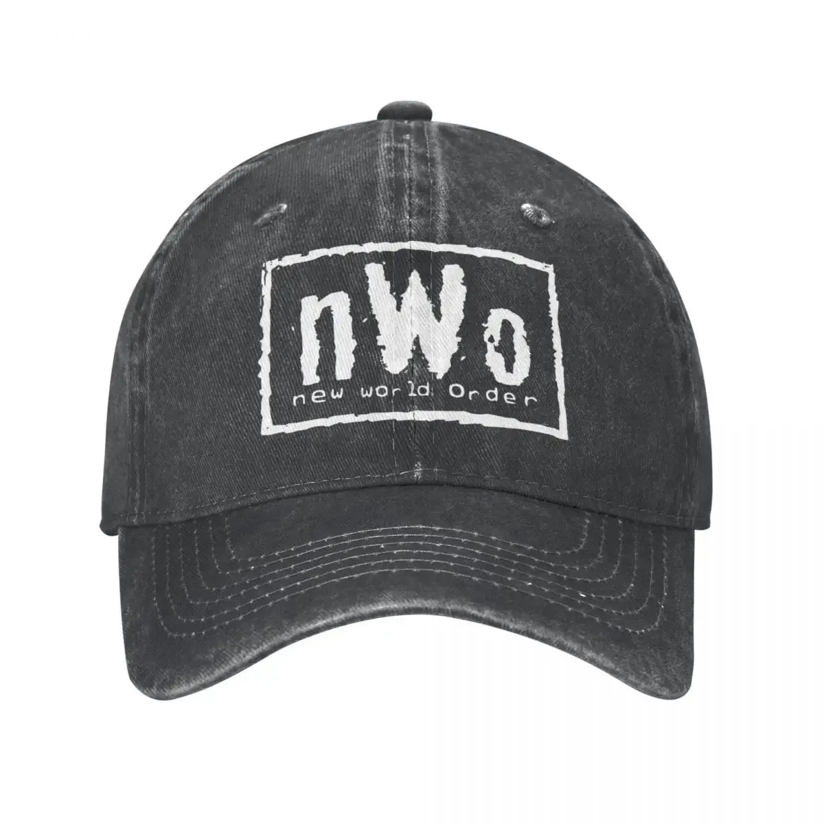 NWO Baseball Cap New World Order Casual Unisex Men Washed Trucker Hat