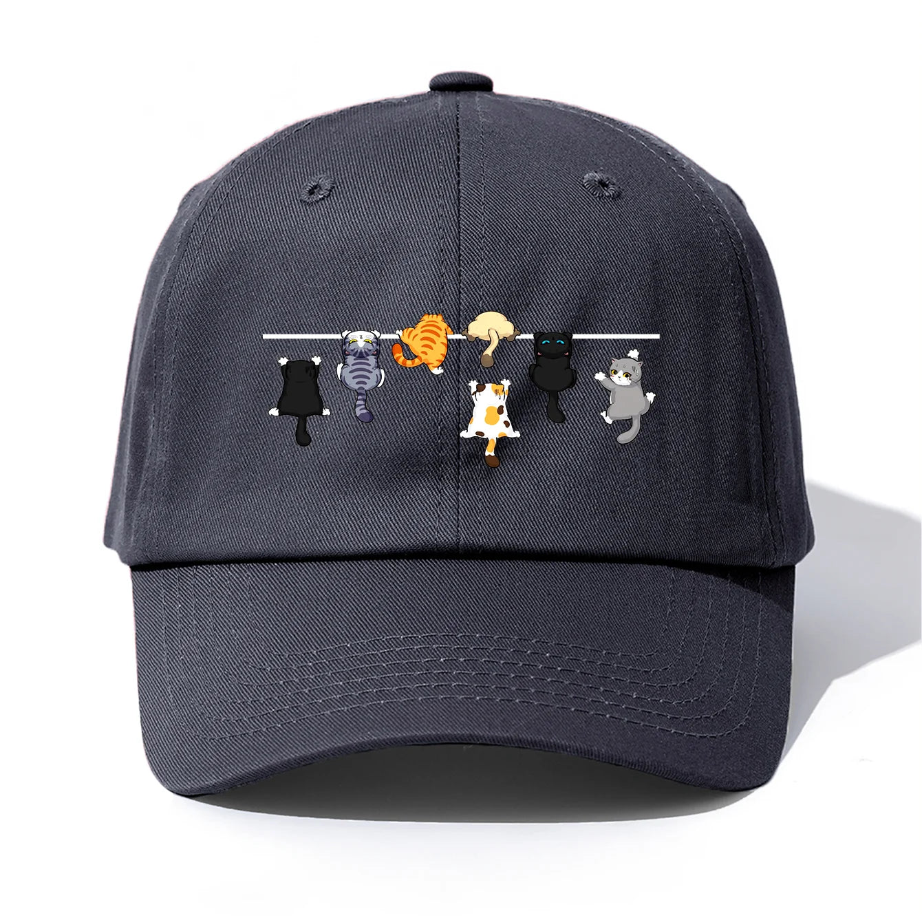 Cats Print Baseball Cap For Adults
