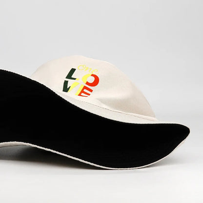 Spring Summer ONE LOVE Letter Bucket Hat For Men Women