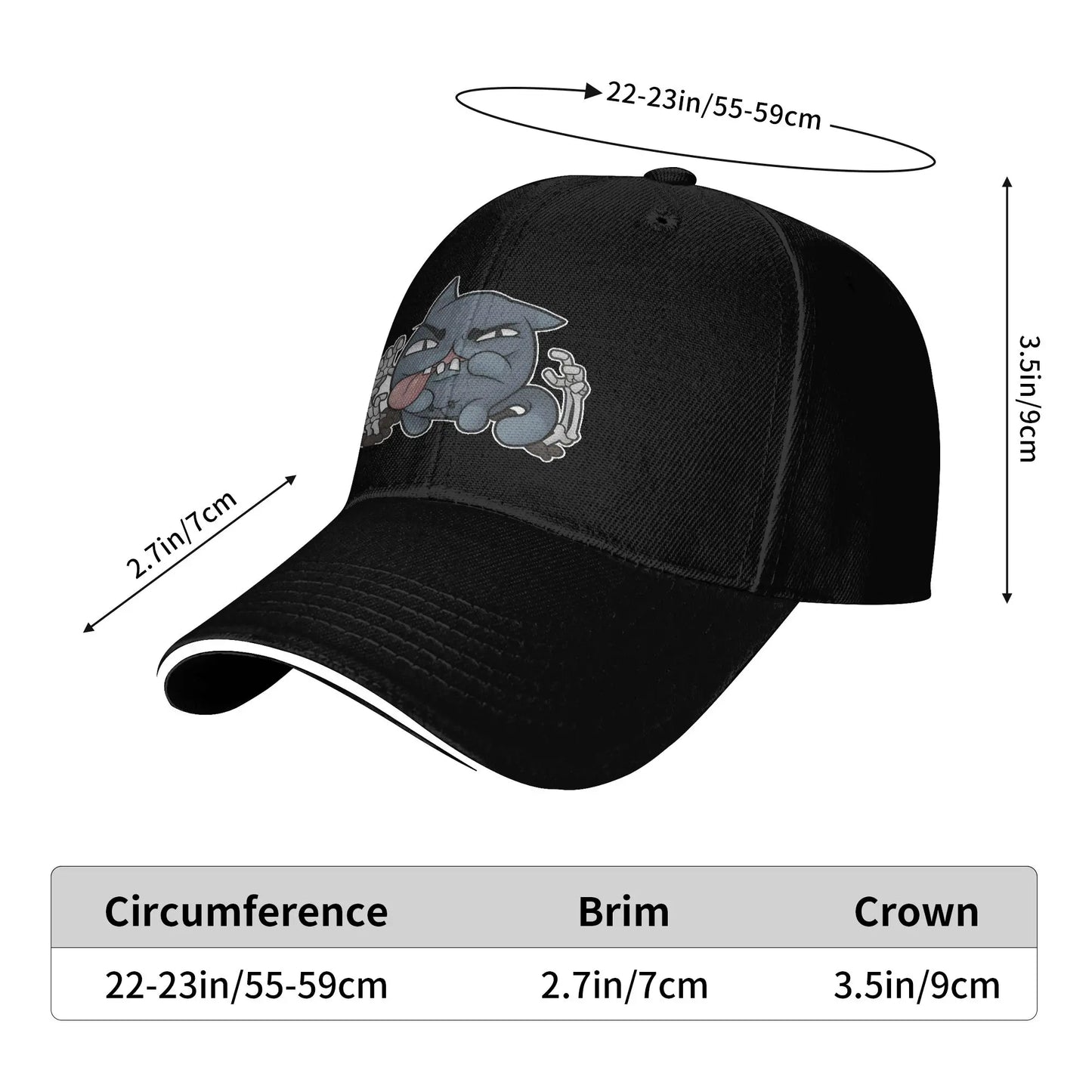 Dybbuk Mewgenics Baseball Cap