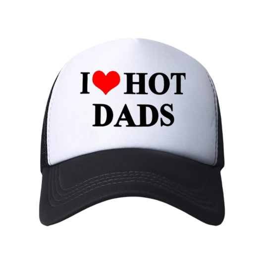 Fashion Letter Printing I Love Hot Dad Hats Baseball Hat For Man Women