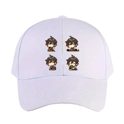 Zhongli Chibi Genshin Impact Baseball Cap
