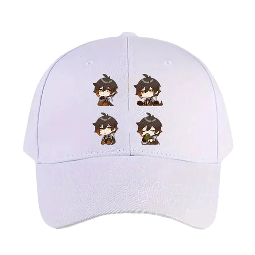 Zhongli Chibi Genshin Impact Baseball Cap