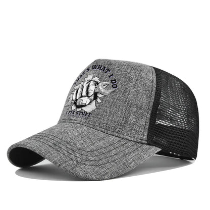 New Fashion Spring Summer Printed Mesh Breathable Baseball Cap