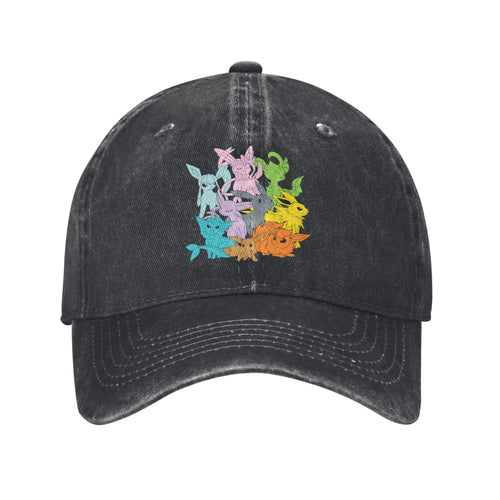 Pokemon Eevee Eevolutions Casual Baseball Cap