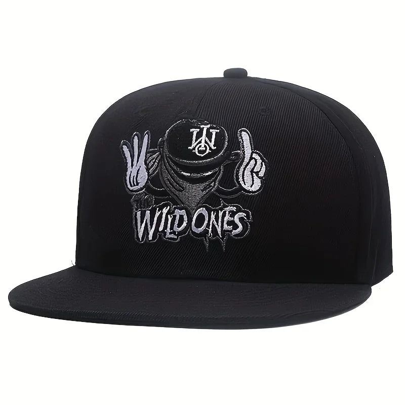 Unisex One Embroidery Hip hop Hats