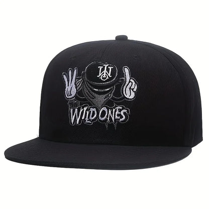 Unisex One Embroidery Hip hop Hats