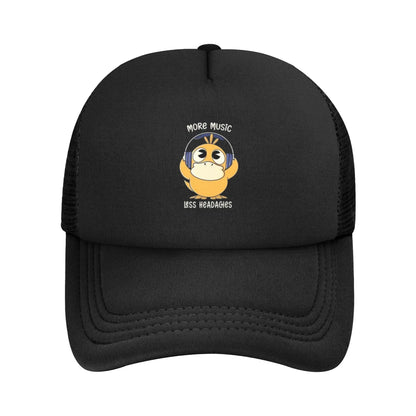 Pokemoned Yellow Duck Psyduck Trucker Caps Mesh Baseball Cap