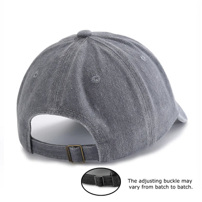 THE BEER Print Washed Baseball Cap For Adults