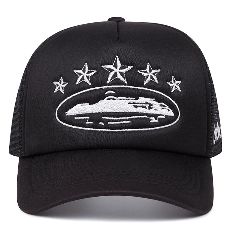 New Five Star Embroidered Men's Trendy Baseball Hat