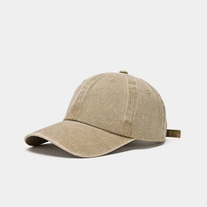Hat Men's Washed Coated Baseball Cap Color Tile Korean Version