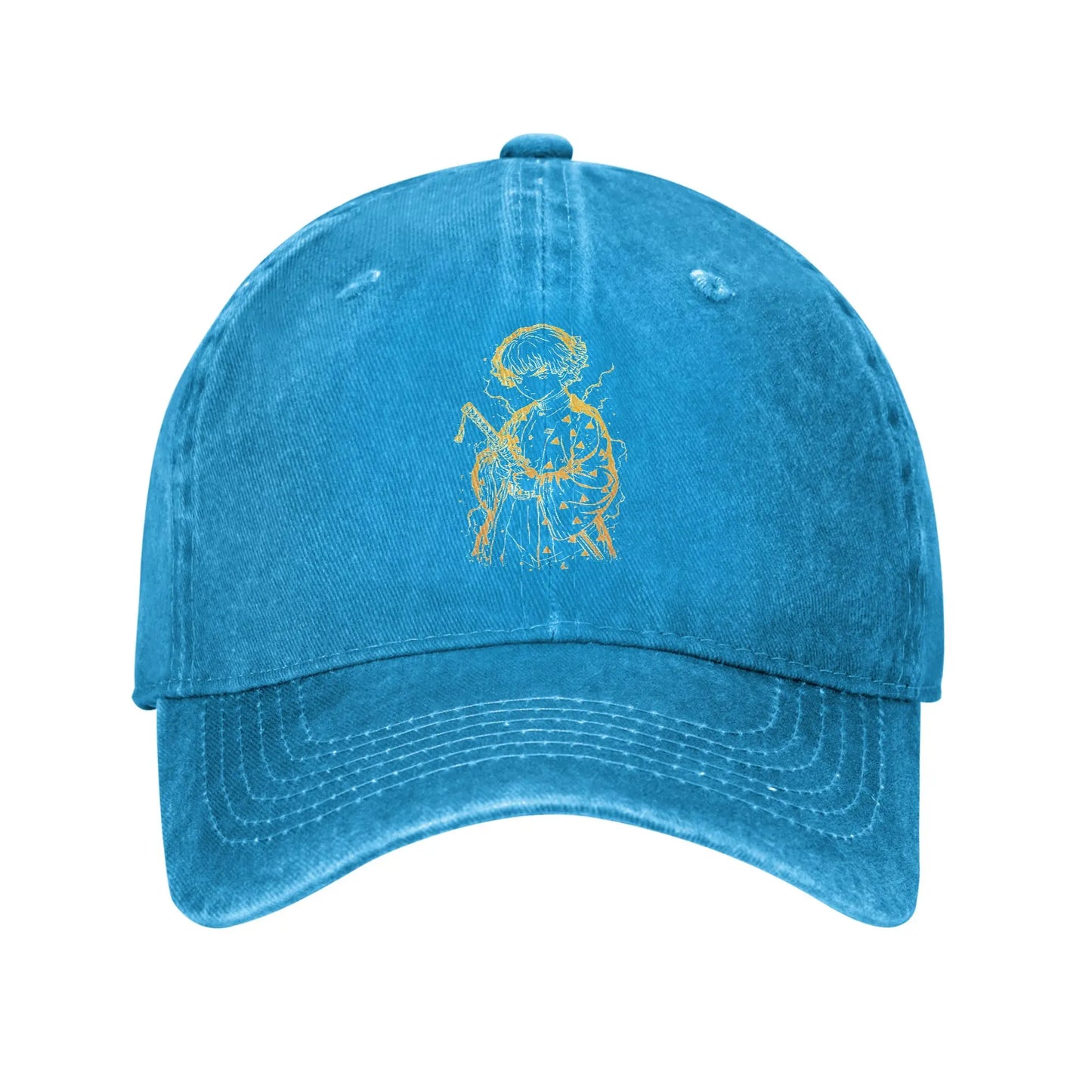 Thunder Lines Baseball Caps Peaked Cap Demon Slayer