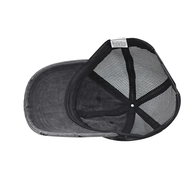 Baseball Cap Made Old Ripped Light Board Caps Men Women