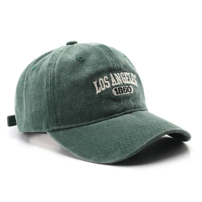 Cotton Soft Top Hats Unisex Los Angeles Embroidery Baseball Cap