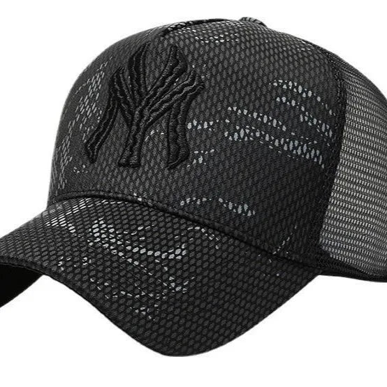 New Summer Hat Men's Letter Embroidery Versatile Couple Sunscreen Sunshade Baseball Cap
