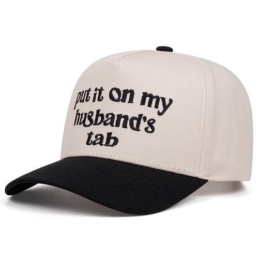 Put It On Letter Embroidery Baseball Caps