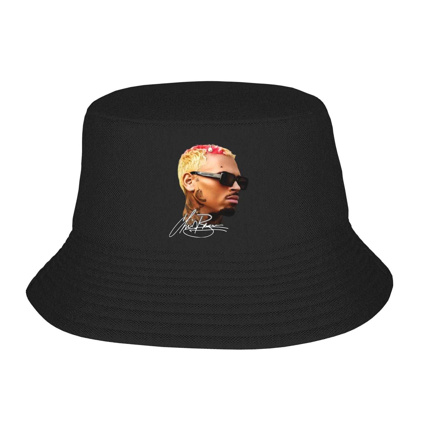 Fashion Bucket Hat Rapper Chris Brown Breezy Bowl XX Tour Bob Hat Girl Boy Cotton Fisherman Caps