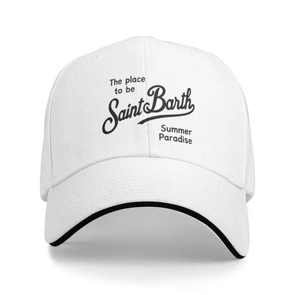 S-Saint Barth Casual Baseball Cap Fashion Outdoor Gym Trucker Hat Baseball Caps