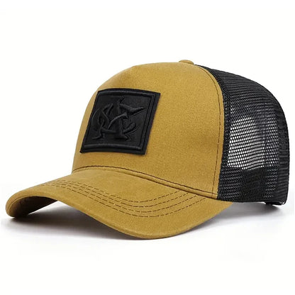 2025 Personalized Fashion New Baseball Hat CA Embroidered Mesh Hat Daily Wear Decorative
